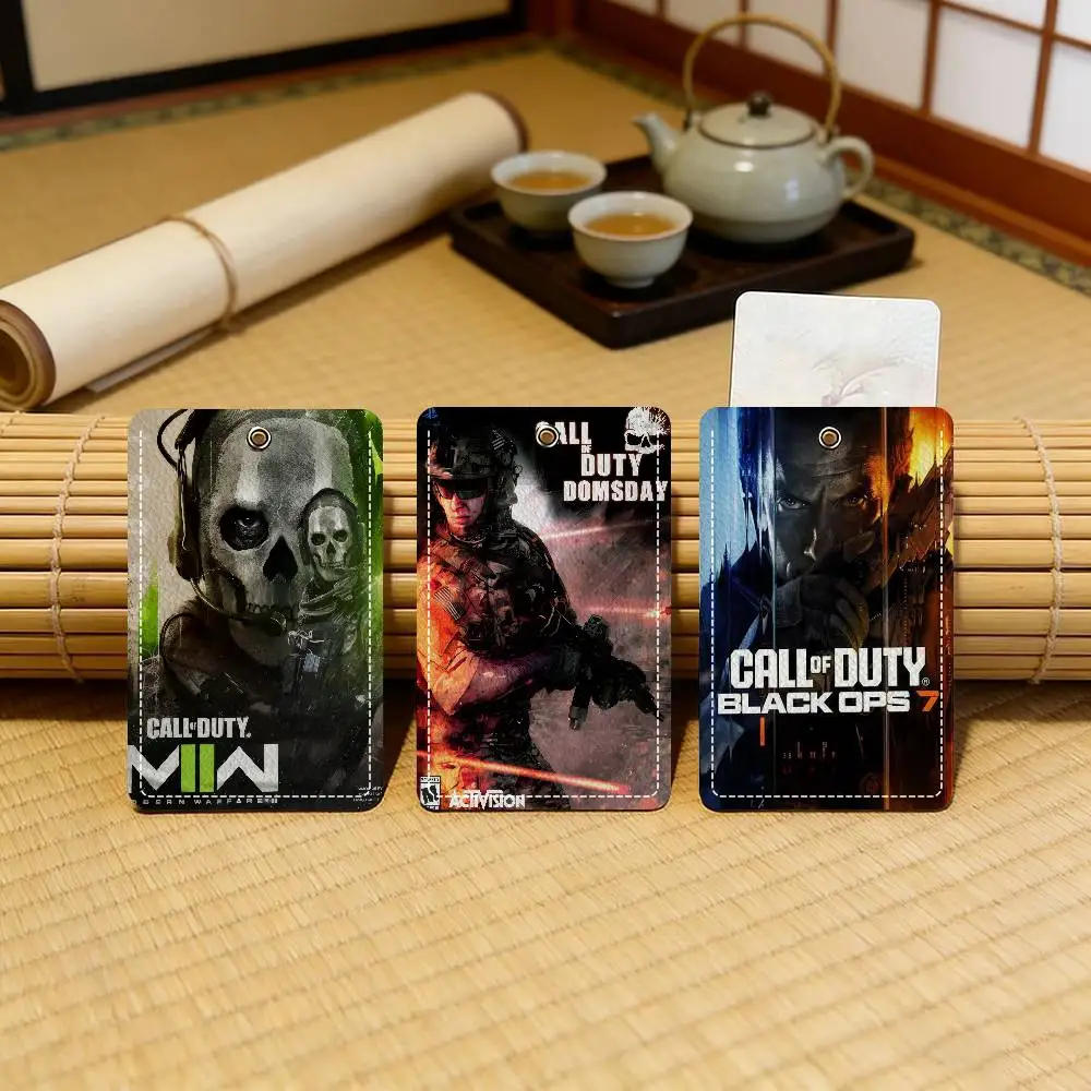 Модный кожаный картхолдер-брелок Hot Cool C-Call of Dutys Game: прочный держатель для кредитных и проездных карт
Модный кожаный картхолдер-брелок Hot Cool C-Call of Dutys Game: прочный держатель для кредитных и проездных карт