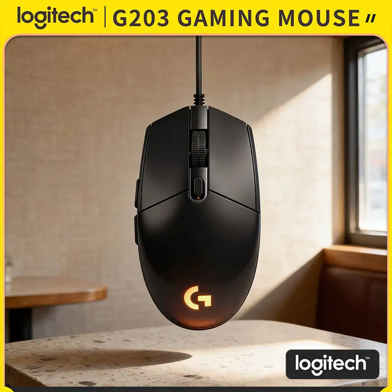 Logitech G203 Wired Gaming Mouse RGB Backlight 8000 DPI Adjustable 6 Buttons 1ms Response 85g 2-Year Warranty
Logitech G203 Wired Gaming Mouse RGB Backlight 8000 DPI Adjustable 6 Buttons 1ms Response 85g 2-Year Warranty