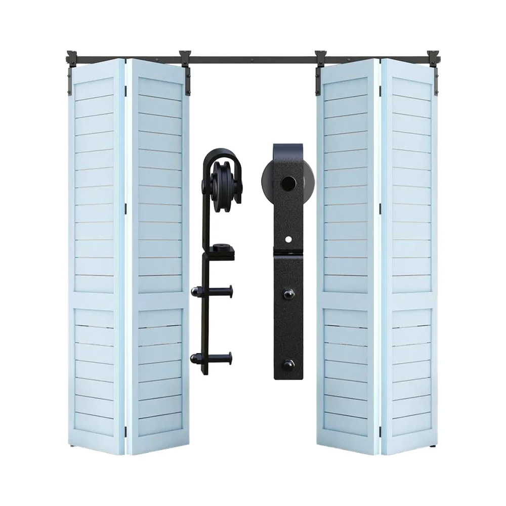 6Ft/182cm Bi-Folding Sliding Door Track Barn Door Hardware Kit Living Room Interior Closets Track Roller Accessories
6Ft/182cm Bi-Folding Sliding Door Track Barn Door Hardware Kit Living Room Interior Closets Track Roller Accessories