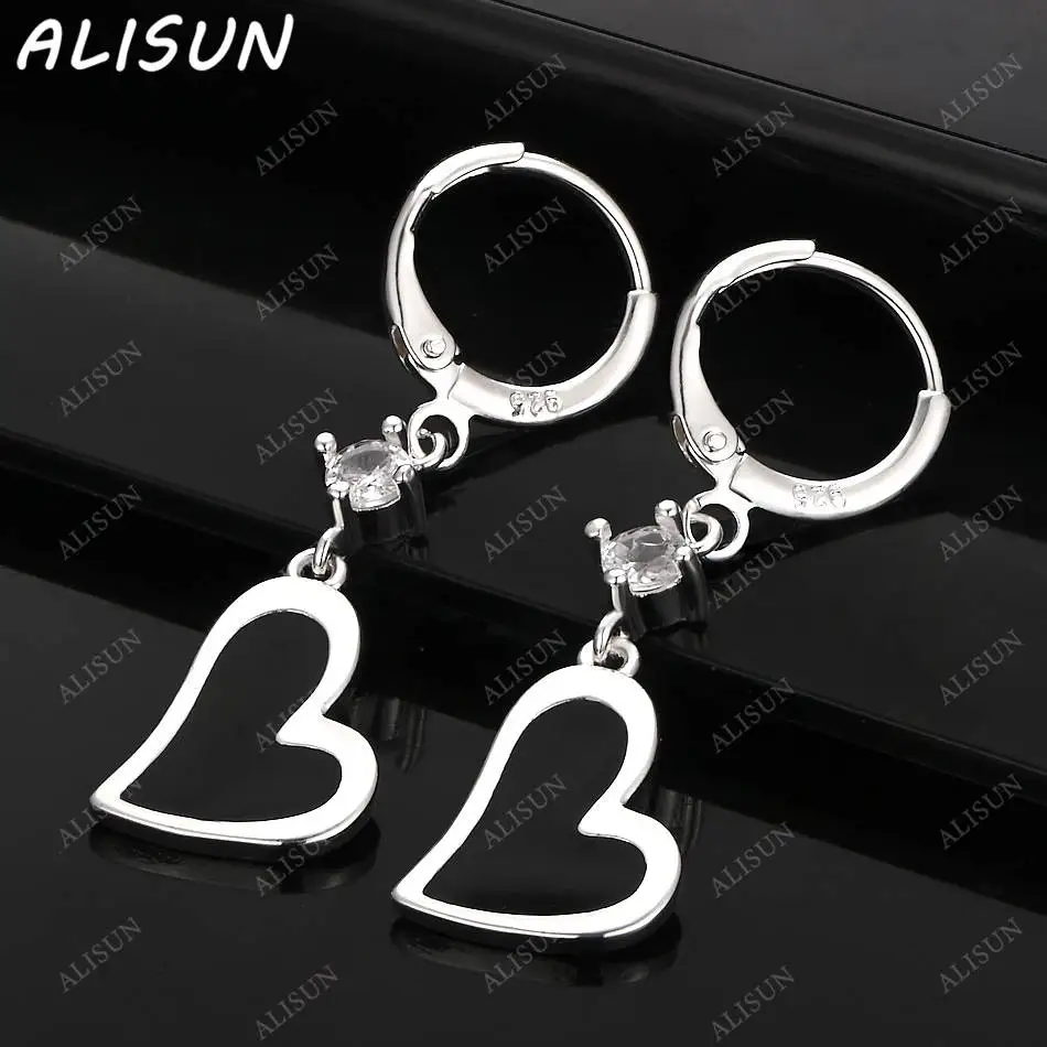 ALISUN 925 Sterling Silver Zircons Heart Earrings Drop Earrings For Women Creativity Gifts Street All-match Party And Daily Wear
ALISUN 925 Sterling Silver Zircons Heart Earrings Drop Earrings For Women Creativity Gifts Street All-match Party And Daily Wear