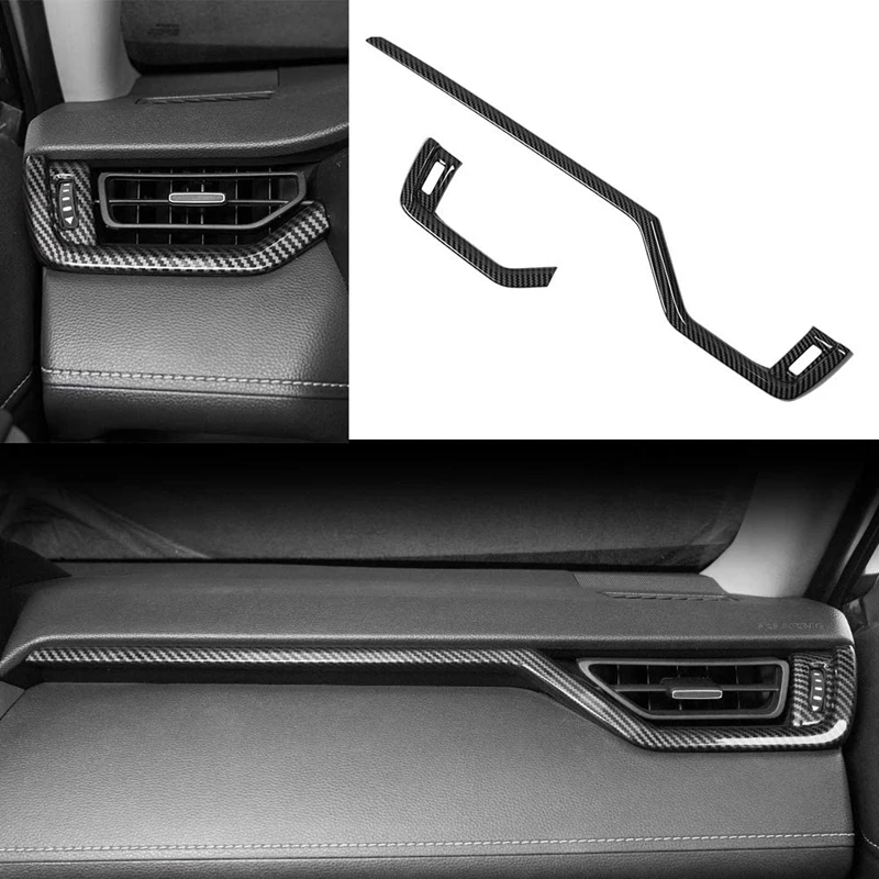 NEW-Carbon Fiber Pattern Dashboard Air Conditioning Vent Outlet Cover Trims Air Outlet Frame For Toyota RAV4 2019-2021
NEW-Carbon Fiber Pattern Dashboard Air Conditioning Vent Outlet Cover Trims Air Outlet Frame For Toyota RAV4 2019-2021