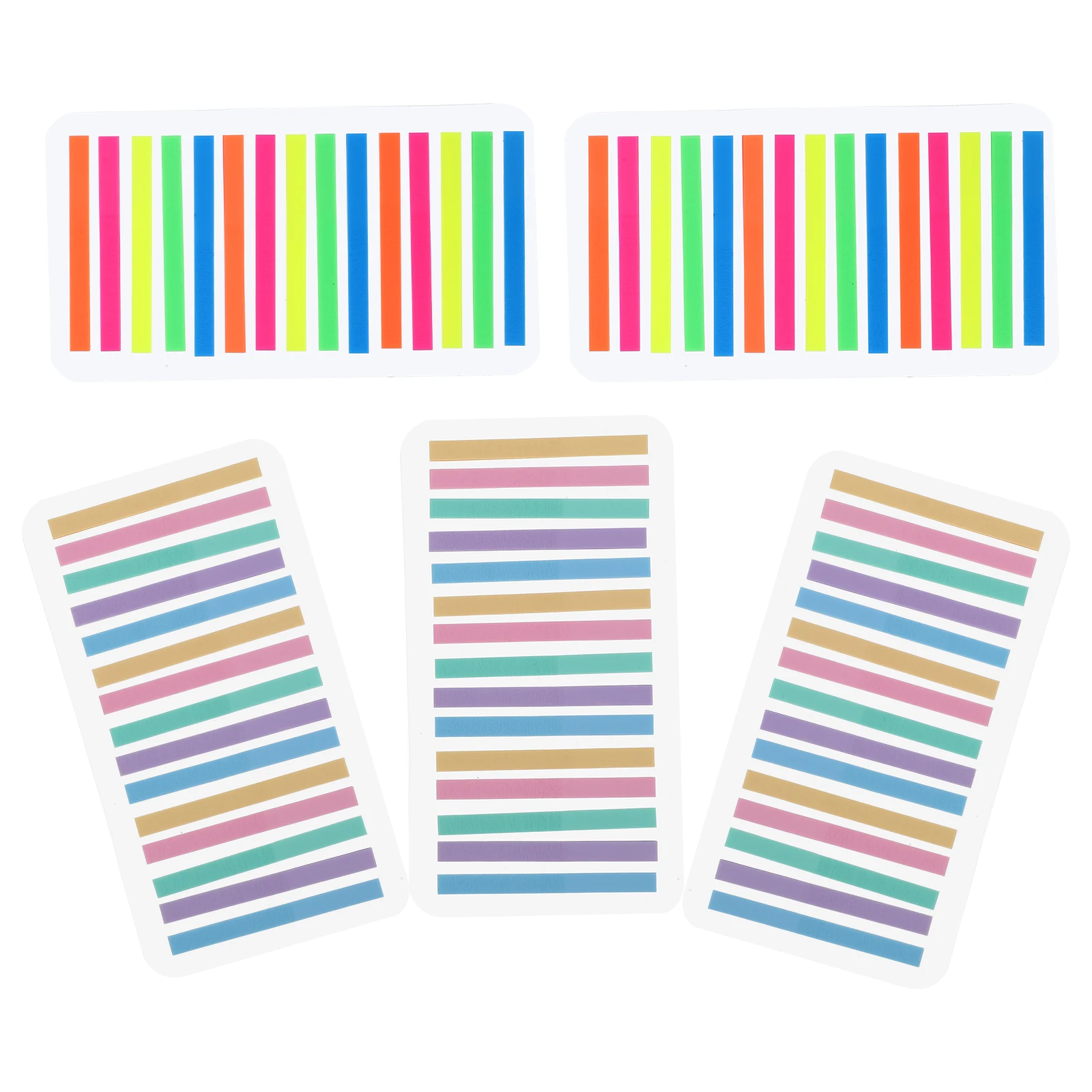 5Pcs Transparent Fluorescent Sticky Notepads Fine Self-Adhesive Thin Marker Tabs Long Text Tabs for Book Annotation
5Pcs Transparent Fluorescent Sticky Notepads Fine Self-Adhesive Thin Marker Tabs Long Text Tabs for Book Annotation