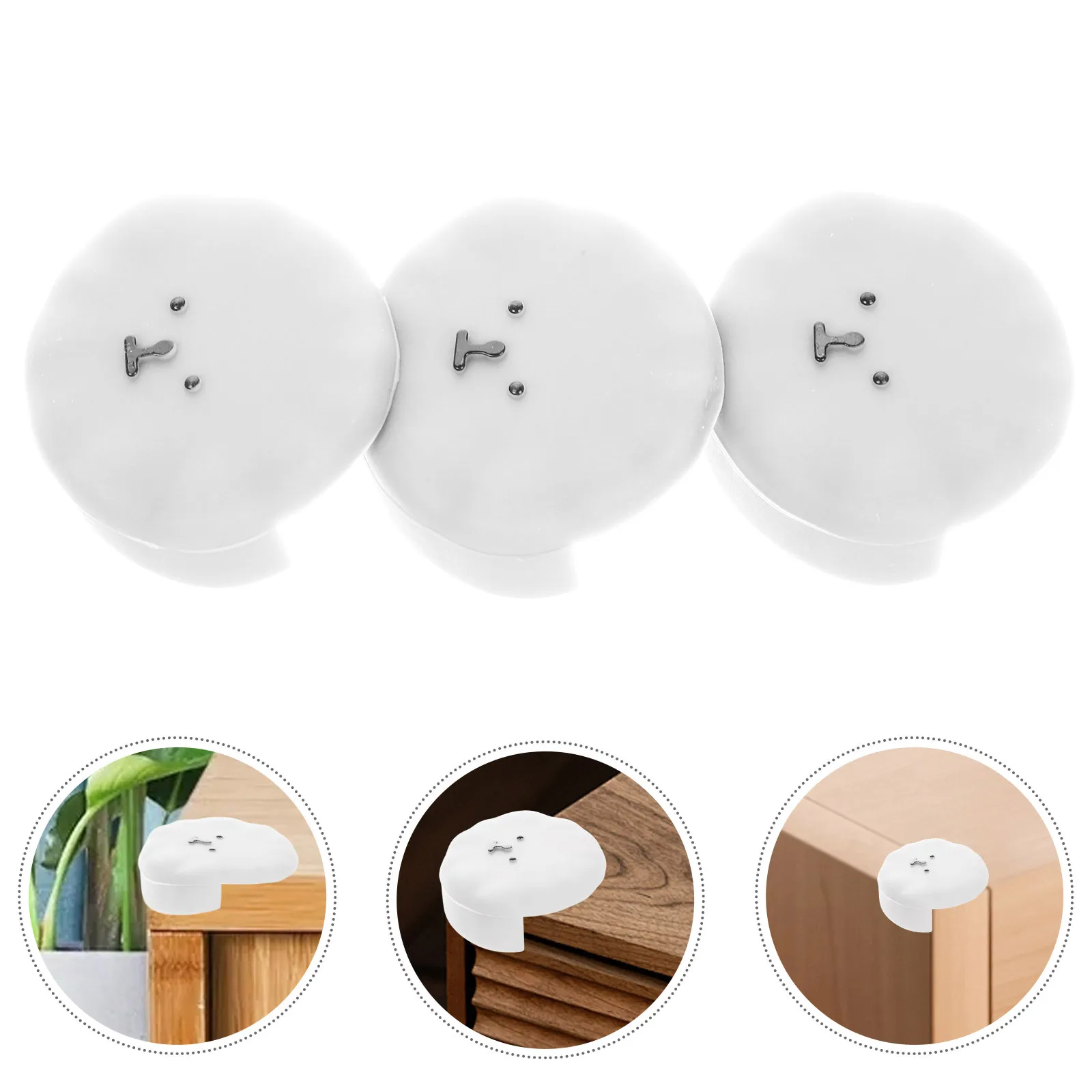 3 шт. силиконовые угловые ограждения, защита для краев стола, мягкие бамперы, защитные чехлы для мебели, безопасные для детей 
3 шт. силиконовые угловые ограждения, защита для краев стола, мягкие бамперы, защитные чехлы для мебели, безопасные для детей