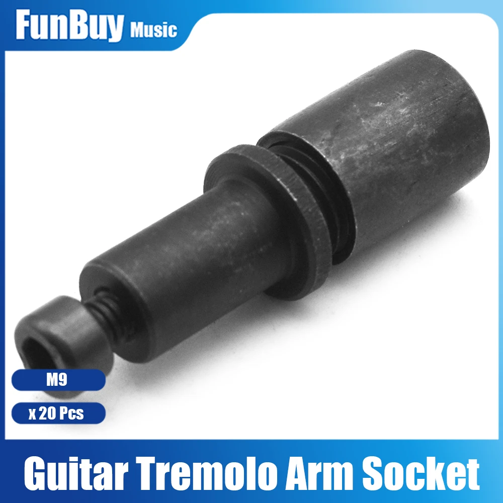 20pcs M9 Electric Guitar Tremolo Arm Socket Whammy Bar Jack for Electric Double System Tremolo Bridge System Black
20pcs M9 Electric Guitar Tremolo Arm Socket Whammy Bar Jack for Electric Double System Tremolo Bridge System Black