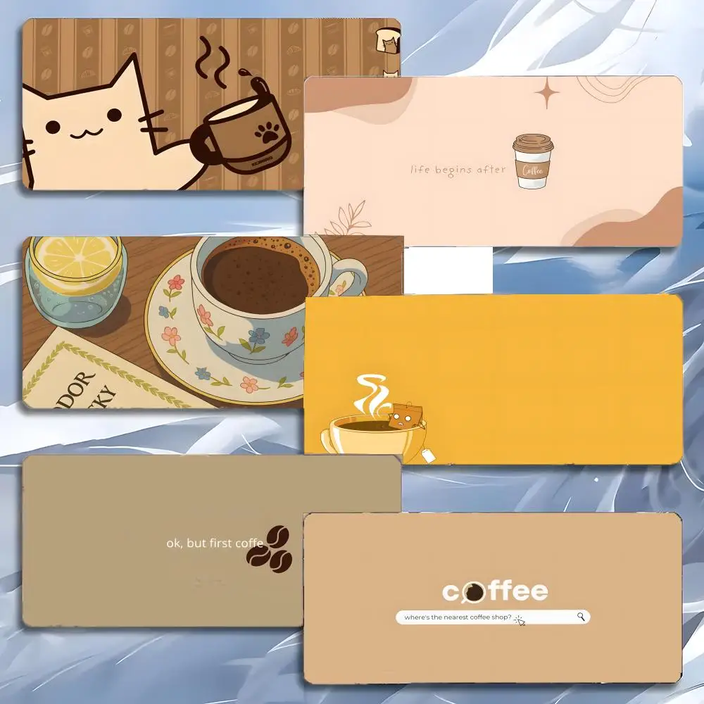 Elegant Coffee Art-s Mouse Pad Mousepad Large Gaming LockEdge Thickened PC Table Desk Mat