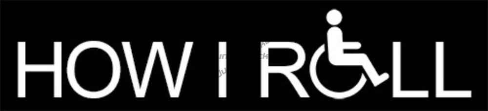 How I Roll Wheel Chair decal sticker, handicap, awesome, funny, wheelieinyl Self-adhesive Decorative Decal
How I Roll Wheel Chair decal sticker, handicap, awesome, funny, wheelieinyl Self-adhesive Decorative Decal