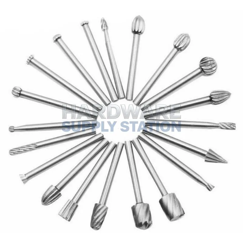 20 Pcs HSS Woodworking Rotary Files, Sharp Wear-Resistant, Special Milling Cutters for Wood Carving & Processing
20 Pcs HSS Woodworking Rotary Files, Sharp Wear-Resistant, Special Milling Cutters for Wood Carving & Processing