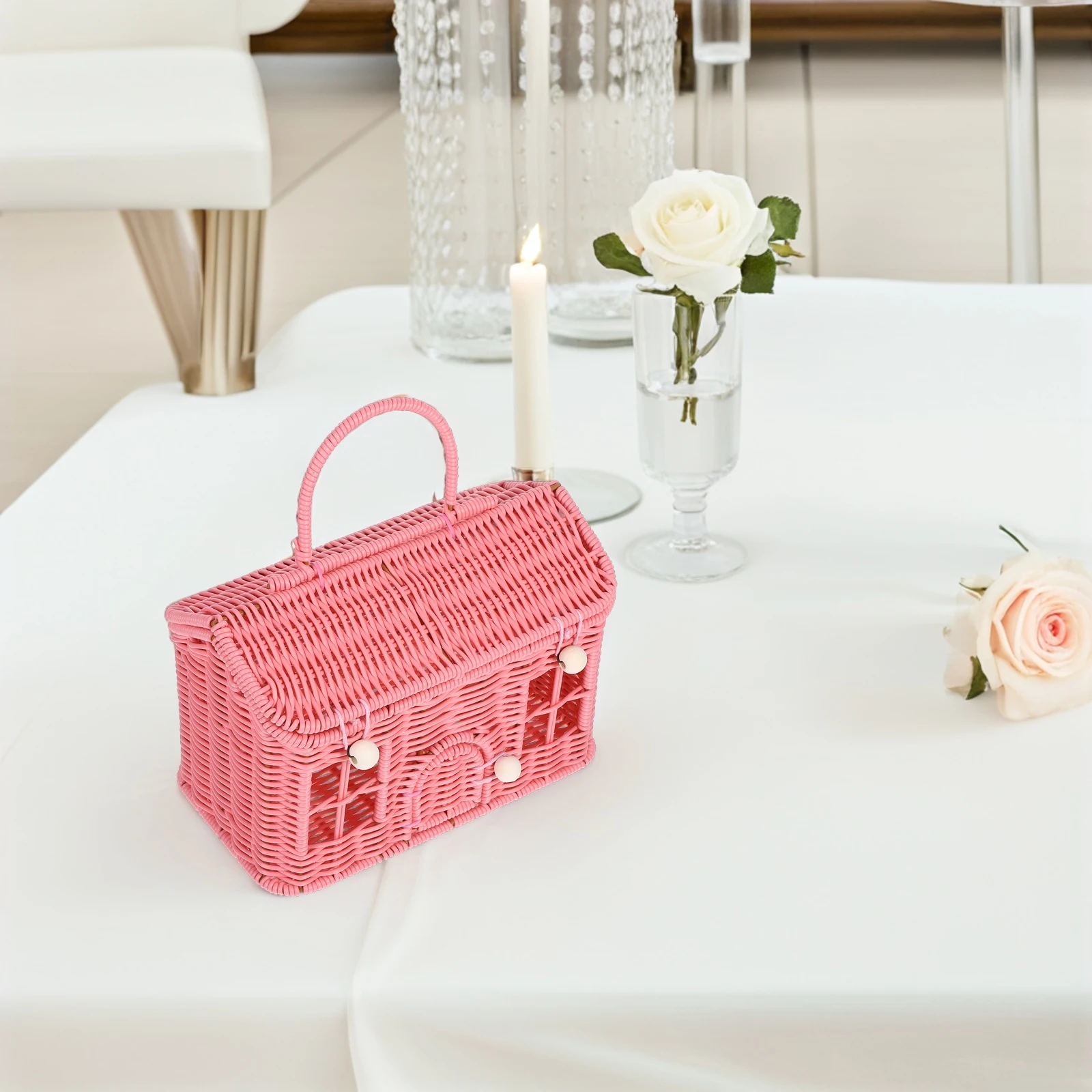 1pc Rattan Picnic Basket Woven Storage Baskets Handheld Vegetable Basket Large Capacity Wedding Favors Decorative Boxes Lid Home
1pc Rattan Picnic Basket Woven Storage Baskets Handheld Vegetable Basket Large Capacity Wedding Favors Decorative Boxes Lid Home