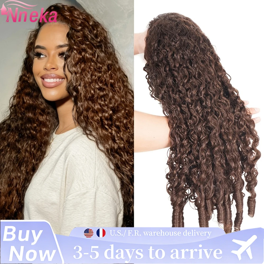 Nneka Chocolate Brown Burmese Curly Wigs 13x6 Lace Frontal Wig 13x4 HD Lace Front Wigs 200% Density Human Hair Wigs For Women
Nneka Chocolate Brown Burmese Curly Wigs 13x6 Lace Frontal Wig 13x4 HD Lace Front Wigs 200% Density Human Hair Wigs For Women