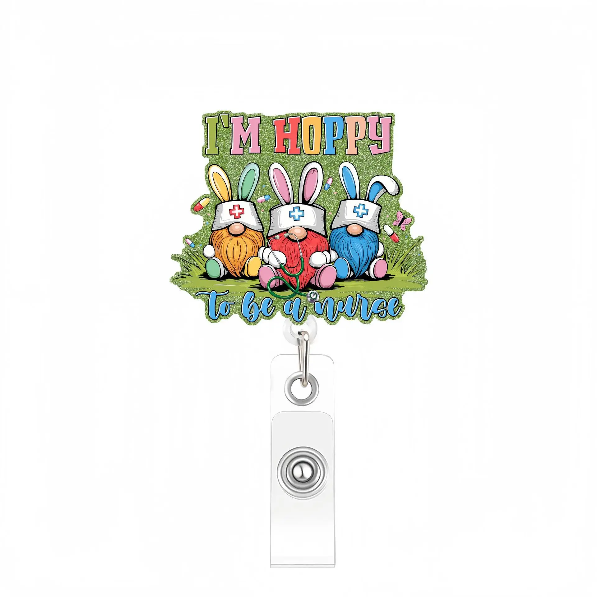 Выдвижной держатель для бейджа, надежный держатель для пасхального бейджа, катушка для бейджа с кроликом для удостоверения личности, учителя, медсестры
Выдвижной держатель для бейджа, надежный держатель для пасхального бейджа, катушка для бейджа с кроликом для удостоверения личности, учителя, медсестры