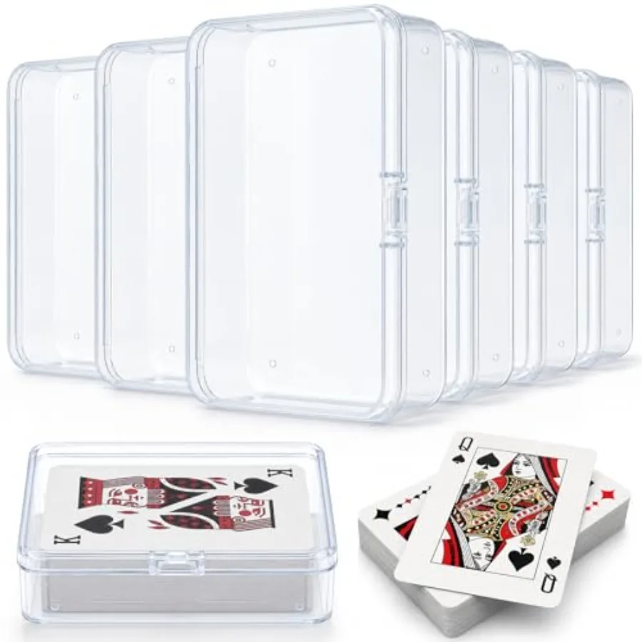 Playing Deck Card Cases Clear Plastic Trading Card Storage Box Acrylic Card Holder Box Compatible with Collectible Trading Card
Playing Deck Card Cases Clear Plastic Trading Card Storage Box Acrylic Card Holder Box Compatible with Collectible Trading Card