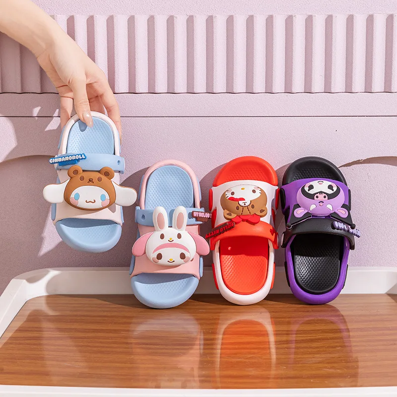 Hello Kitty My Melody Kids Slippers Girls Summer Non-Slip Thick Sole Eva Slides Soft Indoor Outdoor Home Beach Sandals Cute Gift
Hello Kitty My Melody Kids Slippers Girls Summer Non-Slip Thick Sole Eva Slides Soft Indoor Outdoor Home Beach Sandals Cute Gift