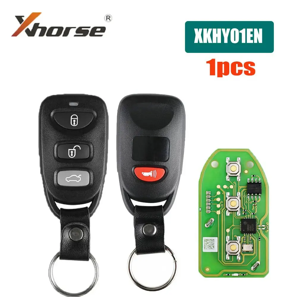 1PCS Xhorse XKHY01EN Wire Universal Remote Key for Hyundai 4 Buttons Remote Car Key for Xhorse VVDI Key Tool Car Keys
1PCS Xhorse XKHY01EN Wire Universal Remote Key for Hyundai 4 Buttons Remote Car Key for Xhorse VVDI Key Tool Car Keys