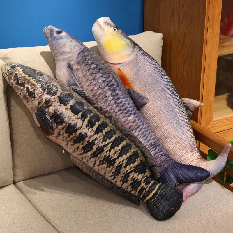 Creative Simulation Black Carp Plush Toy Realistic Snakehead Fish Doll Soft Pillow Home Decoration Kids Sleeping Comfort Ptlush
Creative Simulation Black Carp Plush Toy Realistic Snakehead Fish Doll Soft Pillow Home Decoration Kids Sleeping Comfort Ptlush