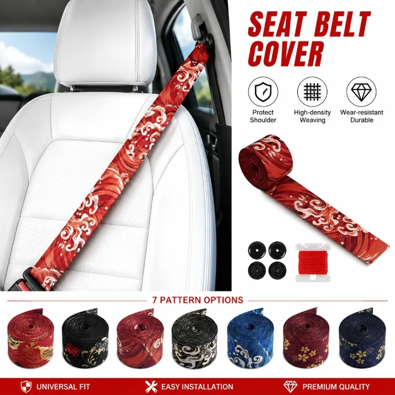 3.6M Universal 48MM Car Seat Belt Webbing Replacement Koi Carp Pattern Safety Belt Strap Automotive Interior Repair Accessories
3.6M Universal 48MM Car Seat Belt Webbing Replacement Koi Carp Pattern Safety Belt Strap Automotive Interior Repair Accessories