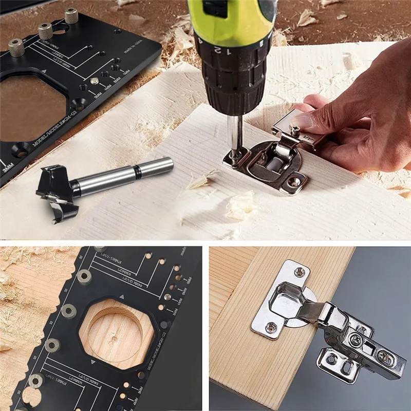 -A25M 35Mm Cabinet Hinge Mounting Jig Shelf Pin Drilling Guide, Cabinet Hinge Mounting Jig Locator, Woodworking Hinge Hole Punch
-A25M 35Mm Cabinet Hinge Mounting Jig Shelf Pin Drilling Guide, Cabinet Hinge Mounting Jig Locator, Woodworking Hinge Hole Punch