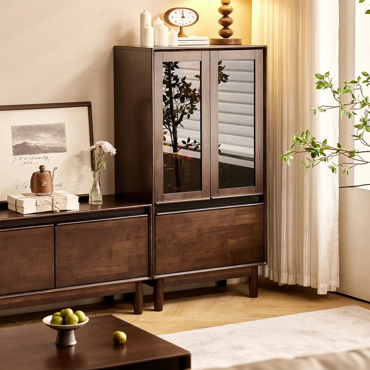 DSA solid wood dining side cabinet integrated wall storage coffee cabinet kitchen storage tea side cabinet
DSA solid wood dining side cabinet integrated wall storage coffee cabinet kitchen storage tea side cabinet
