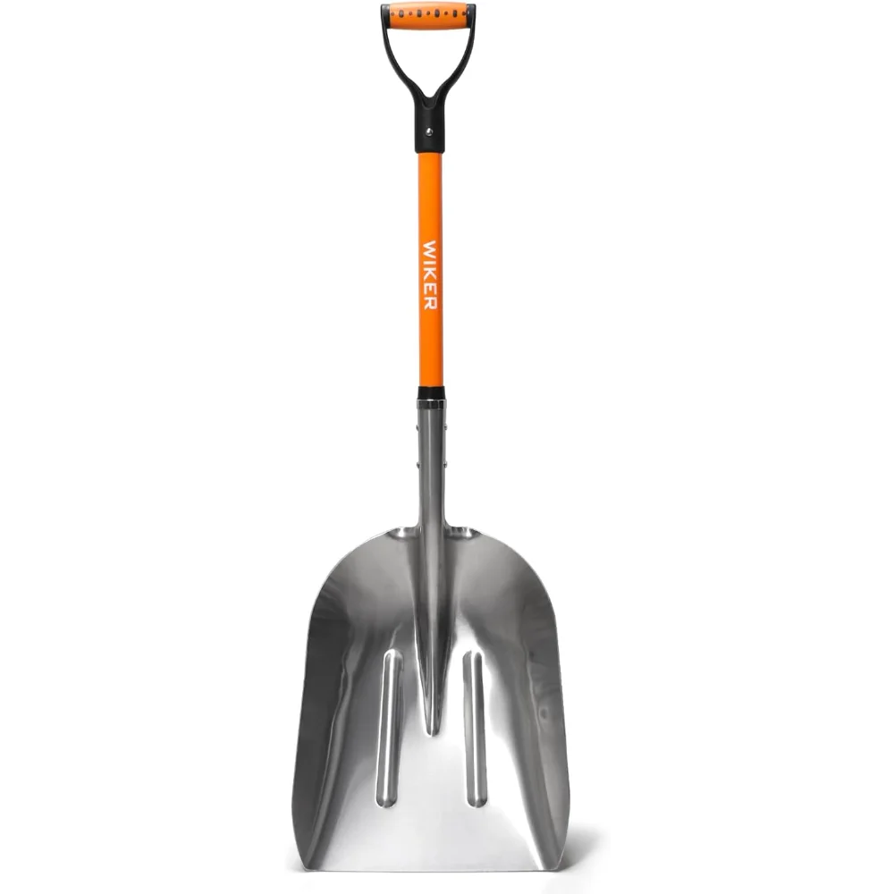 45" Aluminum Snow Shovel, 3.5lbs Lightweight with Fiberglass D-Grip for Driveways and Garden
45" Aluminum Snow Shovel, 3.5lbs Lightweight with Fiberglass D-Grip for Driveways and Garden