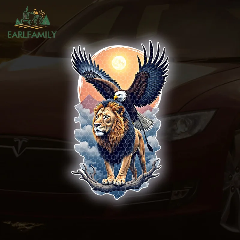EARLFAMILY Eagle Lion Reflective Car Stickers Waterproof Motorcycle Rear Windshield Truck Decals Occlusion Scratch Car Goods
EARLFAMILY Eagle Lion Reflective Car Stickers Waterproof Motorcycle Rear Windshield Truck Decals Occlusion Scratch Car Goods