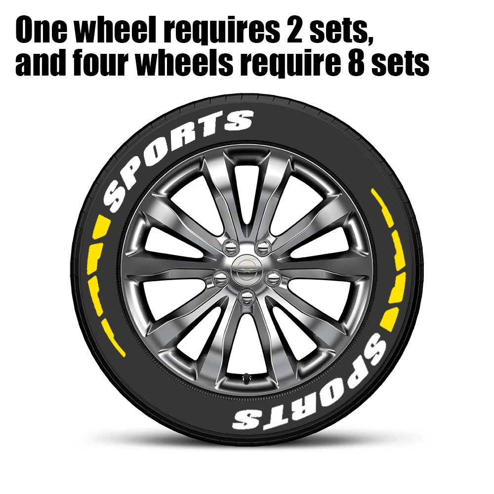 8 Sets Car Wheel Hub Sports Styling Personalized PVC Stickers Tire Rim DIY Decorative Strip Decal with Glue Auto Accessories
8 Sets Car Wheel Hub Sports Styling Personalized PVC Stickers Tire Rim DIY Decorative Strip Decal with Glue Auto Accessories