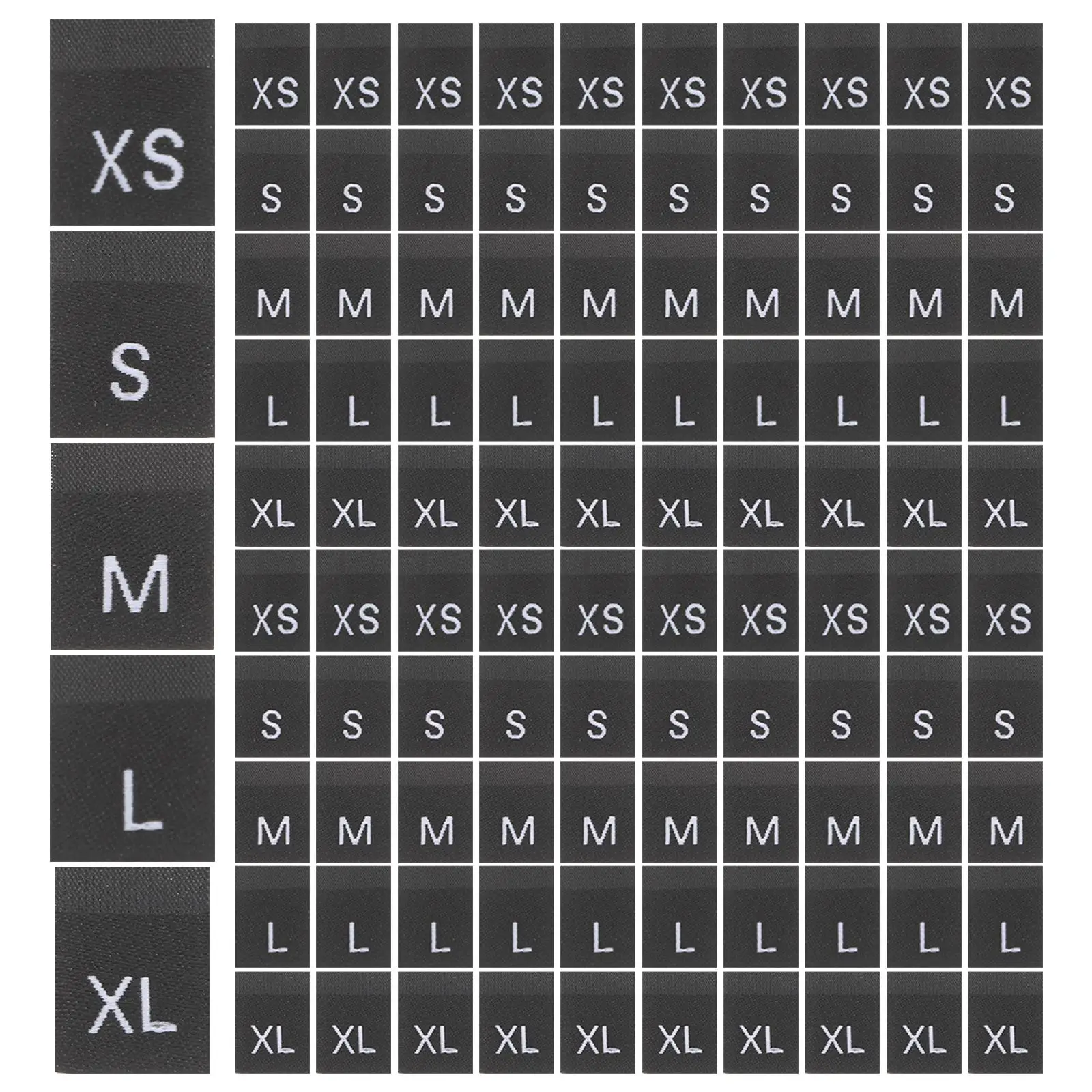 500 Pcs Garment Labels Clothing Woven Size Tags Fabric Clothes Sewing Washable Polyester Storage Efficient
500 Pcs Garment Labels Clothing Woven Size Tags Fabric Clothes Sewing Washable Polyester Storage Efficient