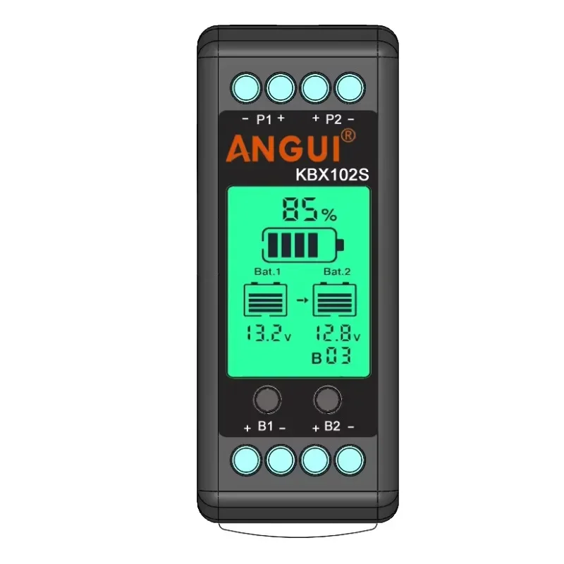 ANGUI Battery Equalizer 10A KBX102S LCD Multi Parallel Connect Rail Voltage Balancer Lead Acid Display Tester 12V 24V 36V 48V
ANGUI Battery Equalizer 10A KBX102S LCD Multi Parallel Connect Rail Voltage Balancer Lead Acid Display Tester 12V 24V 36V 48V