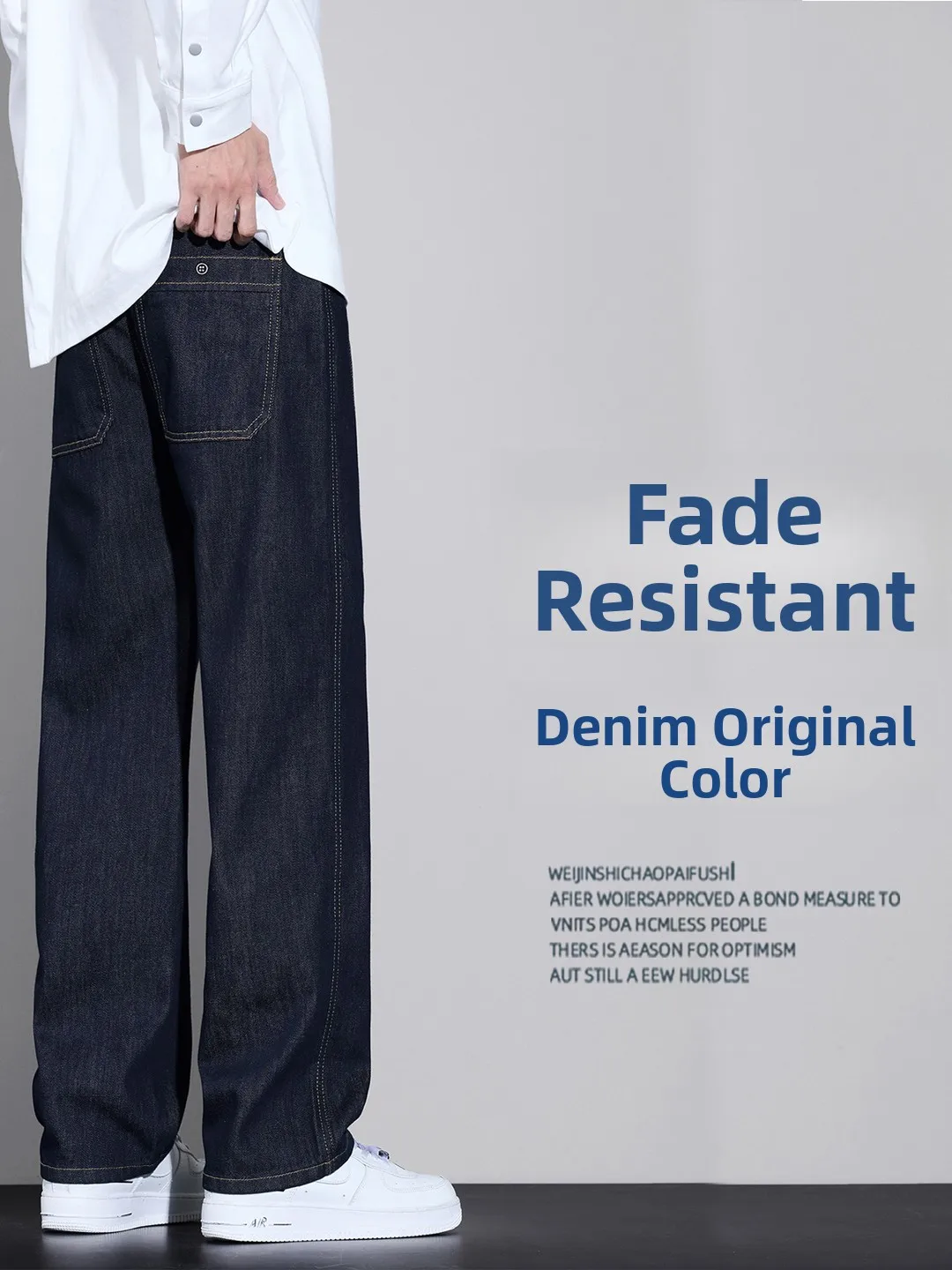 Kazuki Kuraii High-End Original Color Fce-Lined Loose Straight Leg Jeans for Men Casual Comfortable Cotton Denim
Kazuki Kuraii High-End Original Color Fce-Lined Loose Straight Leg Jeans for Men Casual Comfortable Cotton Denim