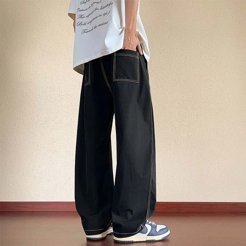 Men's Ice Silk Wide Leg Pants Loose Casual Straight Leg Summer Trousers
Men's Ice Silk Wide Leg Pants Loose Casual Straight Leg Summer Trousers