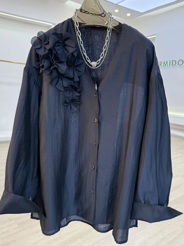 Large Size 300 Pou Retro 3D Flower Men's irt Sli Design Unique Spring Autumn Top Breathable Antibacterial Easy Care
Large Size 300 Pou Retro 3D Flower Men's irt Sli Design Unique Spring Autumn Top Breathable Antibacterial Easy Care