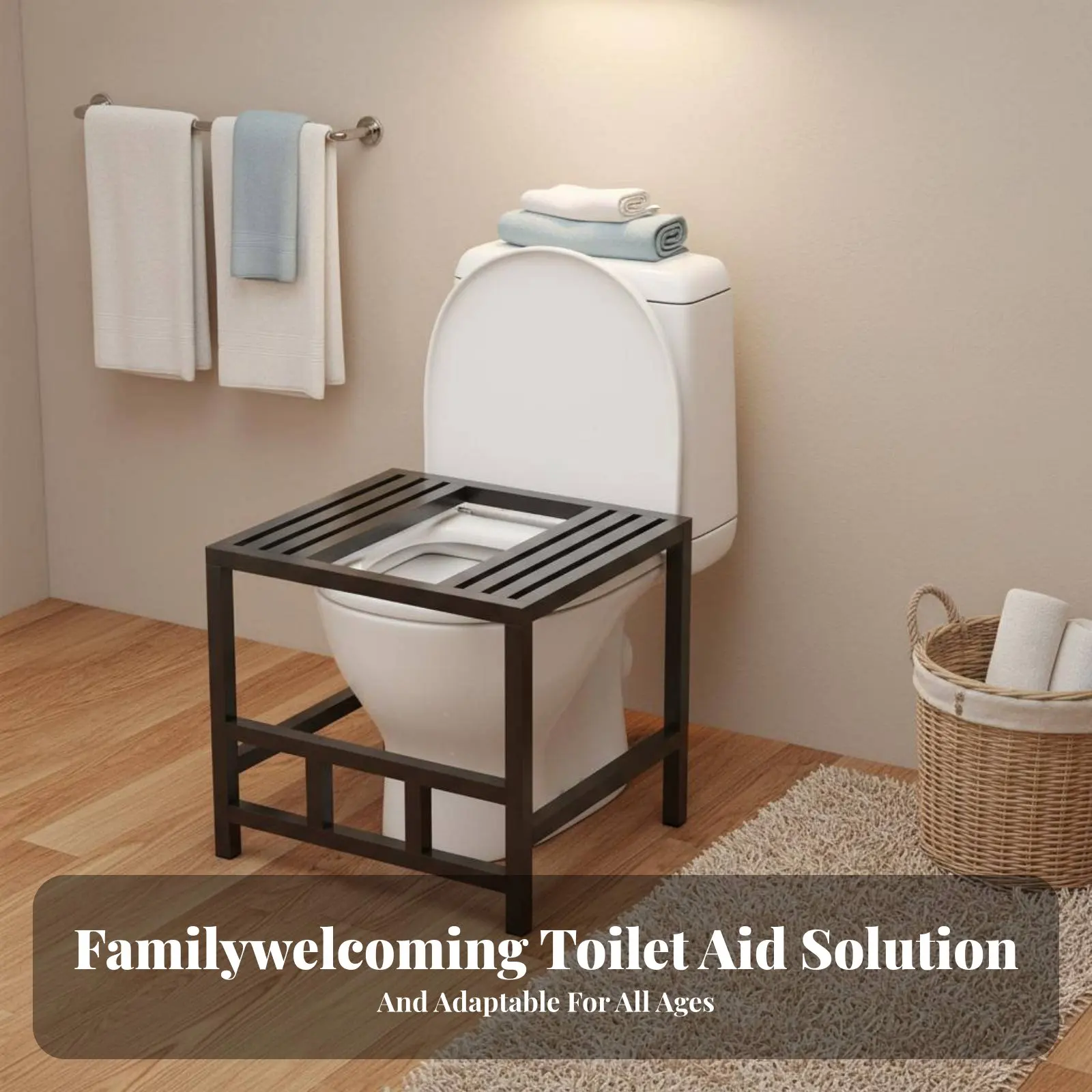Over-Toilet Squatting Frame Non-Slip U-Shaped Foot Riser Waterresistant Rustresistant for Adults, Seniors
Over-Toilet Squatting Frame Non-Slip U-Shaped Foot Riser Waterresistant Rustresistant for Adults, Seniors