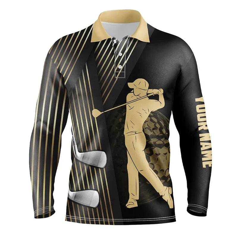 Trend Golf Graphic Polo Shirt For Men Custom Name Team Name 3D Printed Long Sleeve Polo T Shirts Casual Oversized Sports Tees
Trend Golf Graphic Polo Shirt For Men Custom Name Team Name 3D Printed Long Sleeve Polo T Shirts Casual Oversized Sports Tees
