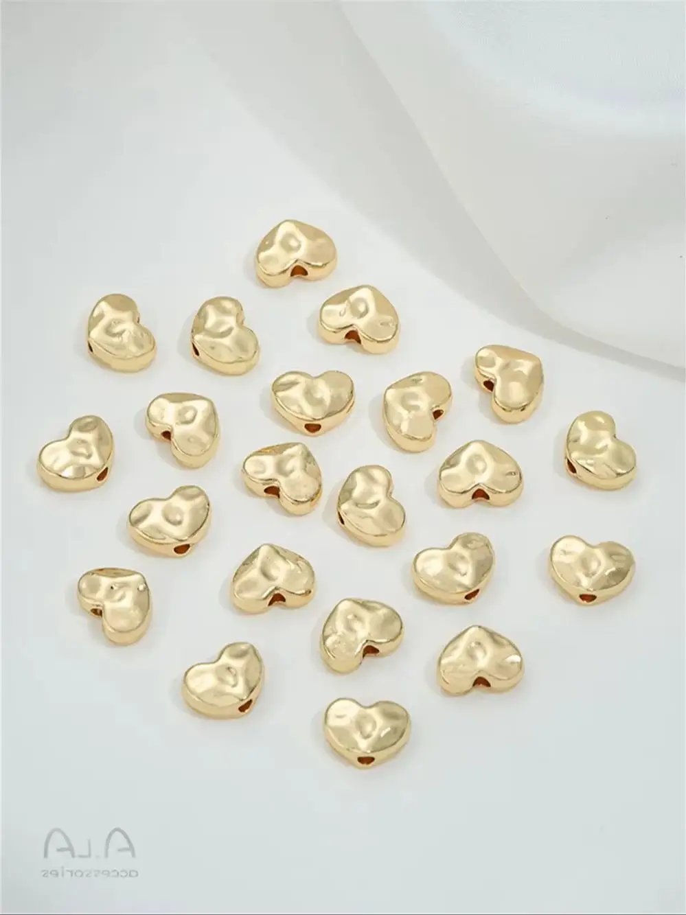 14K Gold-plated Irregular Beads, Gold Beans, Heart-shaped DIY Beads, Handmade Pearl Necklace Accessories, Earring Materials
14K Gold-plated Irregular Beads, Gold Beans, Heart-shaped DIY Beads, Handmade Pearl Necklace Accessories, Earring Materials