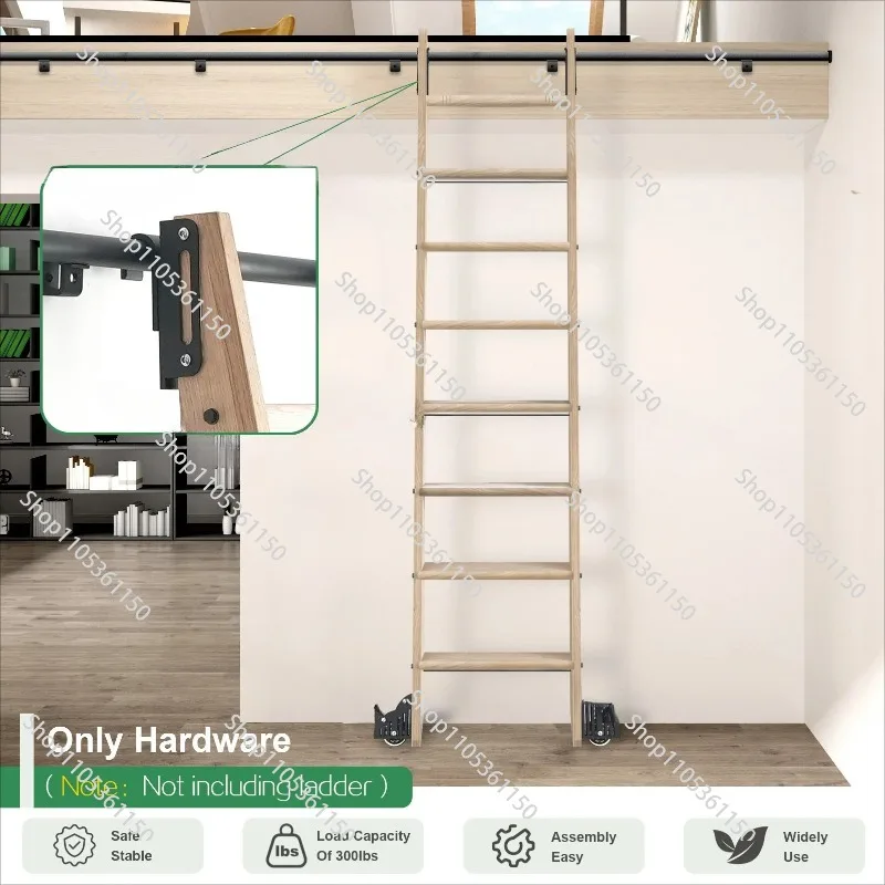 1M/1.22M Hook on Sliding Library Ladder Hardware,Home Offer Telescopic Rolling Ladder Kit
1M/1.22M Hook on Sliding Library Ladder Hardware,Home Offer Telescopic Rolling Ladder Kit