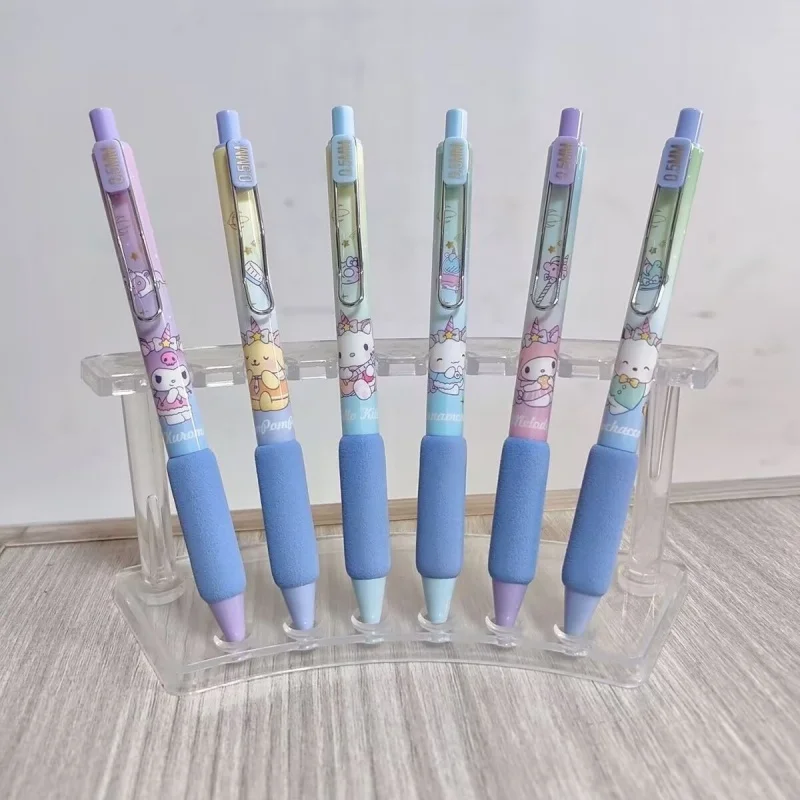 24pcs/lot Sanrio Kuromi Melody Cinnamoroll Pochacco Press Gel Pen Cute Kitty 0.5mm Black Ink Press Signature Pens School Supply
24pcs/lot Sanrio Kuromi Melody Cinnamoroll Pochacco Press Gel Pen Cute Kitty 0.5mm Black Ink Press Signature Pens School Supply