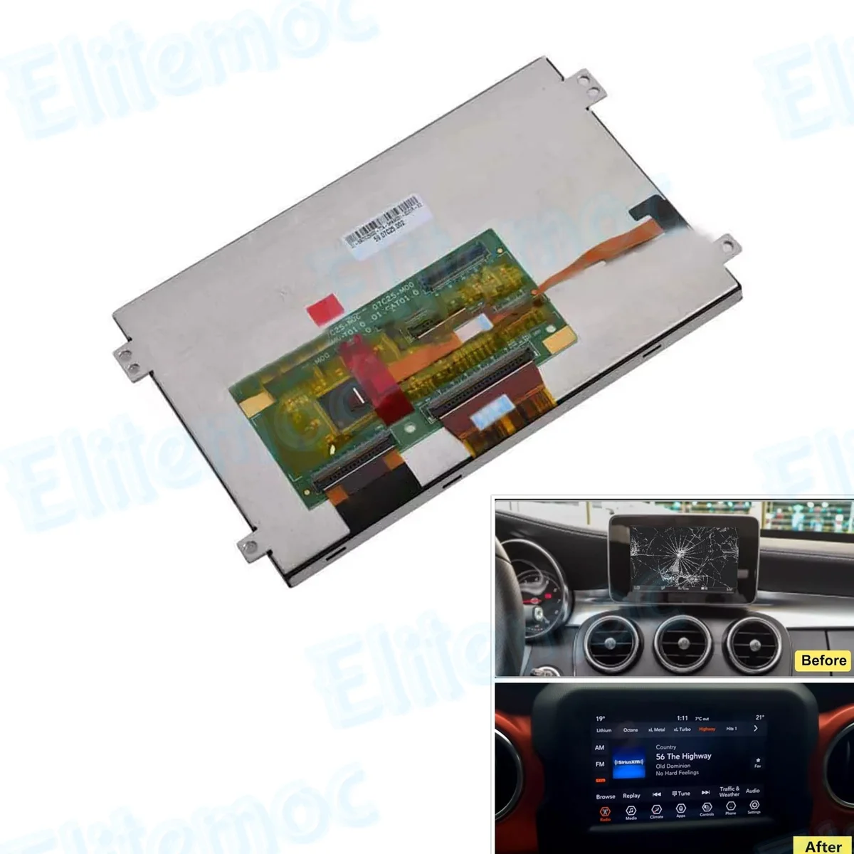 7" Display For Chrysler Dodge Jeep RAM 700 1500 1500 Uconnect Radios VP2 Screen Repair Replacement
7" Display For Chrysler Dodge Jeep RAM 700 1500 1500 Uconnect Radios VP2 Screen Repair Replacement