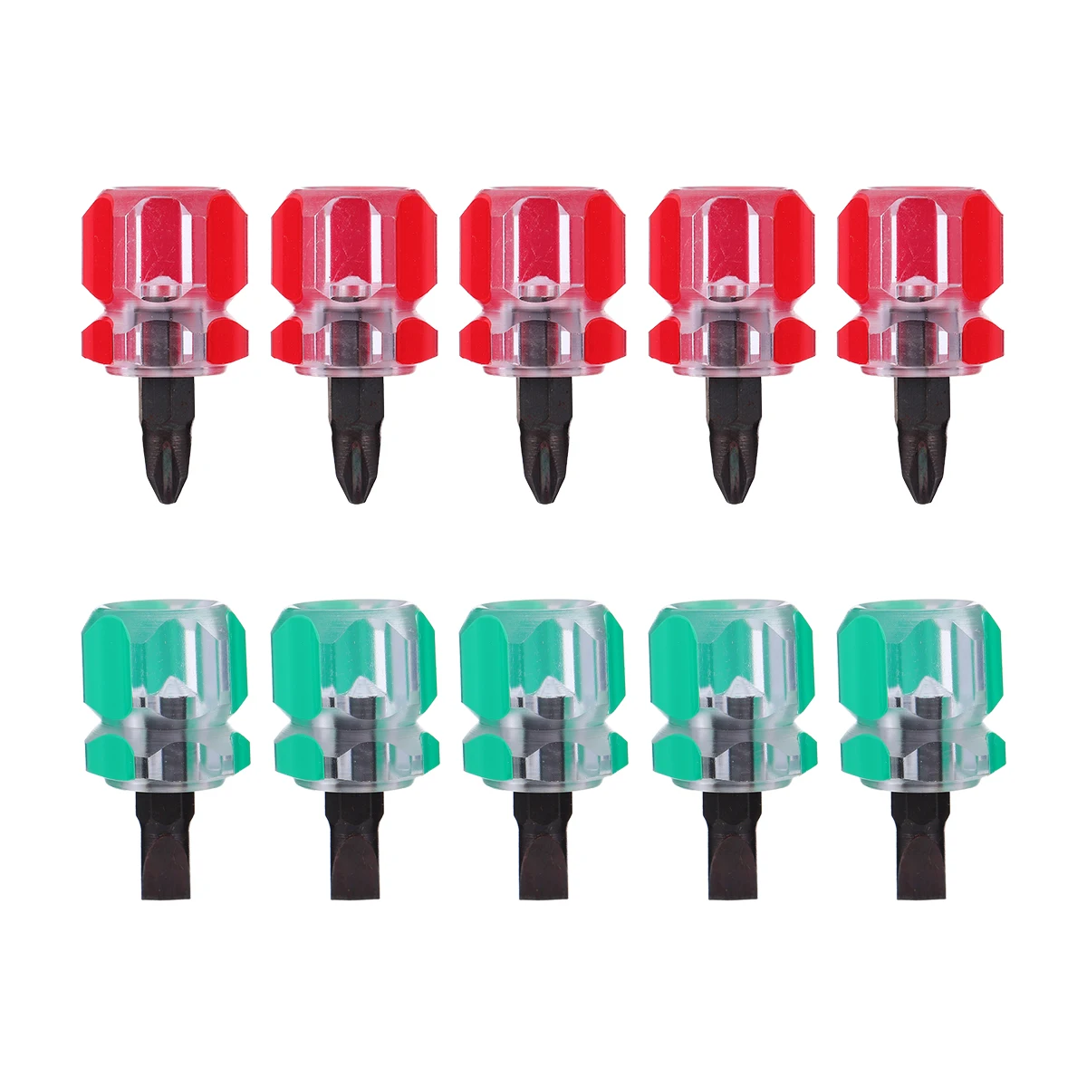10 pcs Mini Screwdriver Set Ultra Short Clear H les for Tight Spaces Machine Repair Sewing Transparent Tools
10 pcs Mini Screwdriver Set Ultra Short Clear H les for Tight Spaces Machine Repair Sewing Transparent Tools