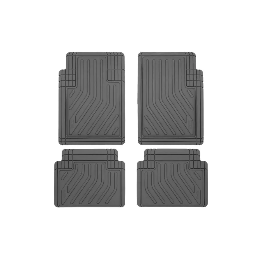 Uni-Fit Universal Automotive Floor Mats for Cars Trucks Vans SUVs - All Weather Protection Black Set of 4
Uni-Fit Universal Automotive Floor Mats for Cars Trucks Vans SUVs - All Weather Protection Black Set of 4