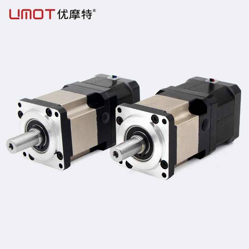 UMOT 2 фразы HYBRID 1,8 градуса 1,3 Нм-10 Нм 42 мм фланец Nema17 высокоточный квадратный планетарный редуктор скорости шаговый двигатель
UMOT 2 фразы HYBRID 1,8 градуса 1,3 Нм-10 Нм 42 мм фланец Nema17 высокоточный квадратный планетарный редуктор скорости шаговый двигатель