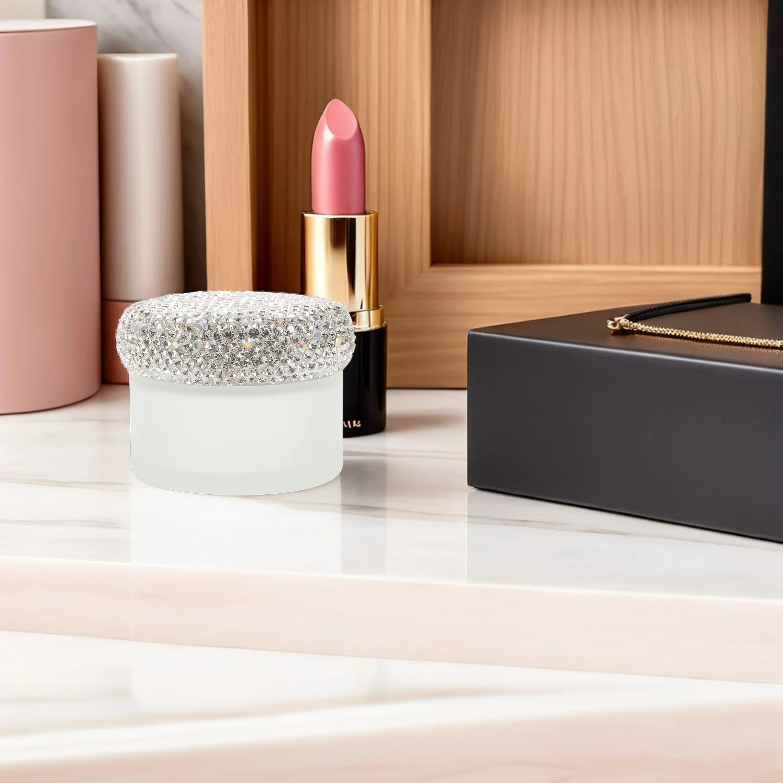 Refillable Cream Container Rhinestone Small Travel Jar Portable Skincare Cosmetics Face Cream Eye Gel Holder Dispenser 30g
Refillable Cream Container Rhinestone Small Travel Jar Portable Skincare Cosmetics Face Cream Eye Gel Holder Dispenser 30g