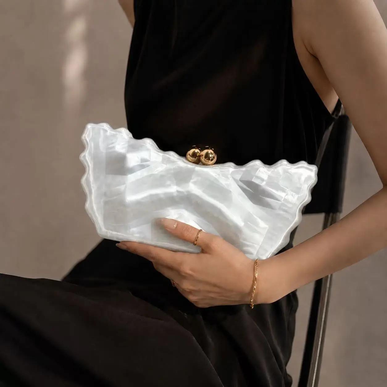New Fashion Acrylic Evening Bag Single Shoulder Crossbody Bag Luxury Banquet Wedding Clutch Bag
New Fashion Acrylic Evening Bag Single Shoulder Crossbody Bag Luxury Banquet Wedding Clutch Bag