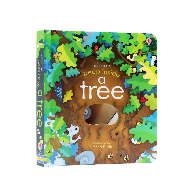 Usborne Peep Inside a tree 3D stereoscopic English educational picture book suitable for beginners in learning English
Usborne Peep Inside a tree 3D stereoscopic English educational picture book suitable for beginners in learning English