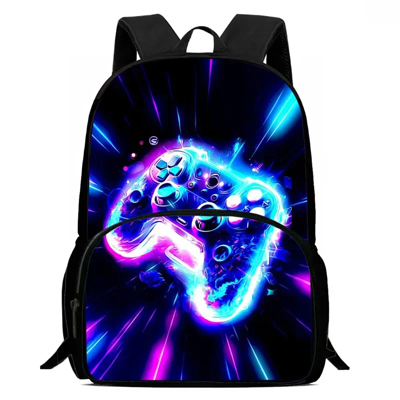 Child School Backpack with Front Pocket,Cartoon Game con-tro-ller School Bag for Boys,Durable Kids Backpack for Pupil Students
Child School Backpack with Front Pocket,Cartoon Game con-tro-ller School Bag for Boys,Durable Kids Backpack for Pupil Students