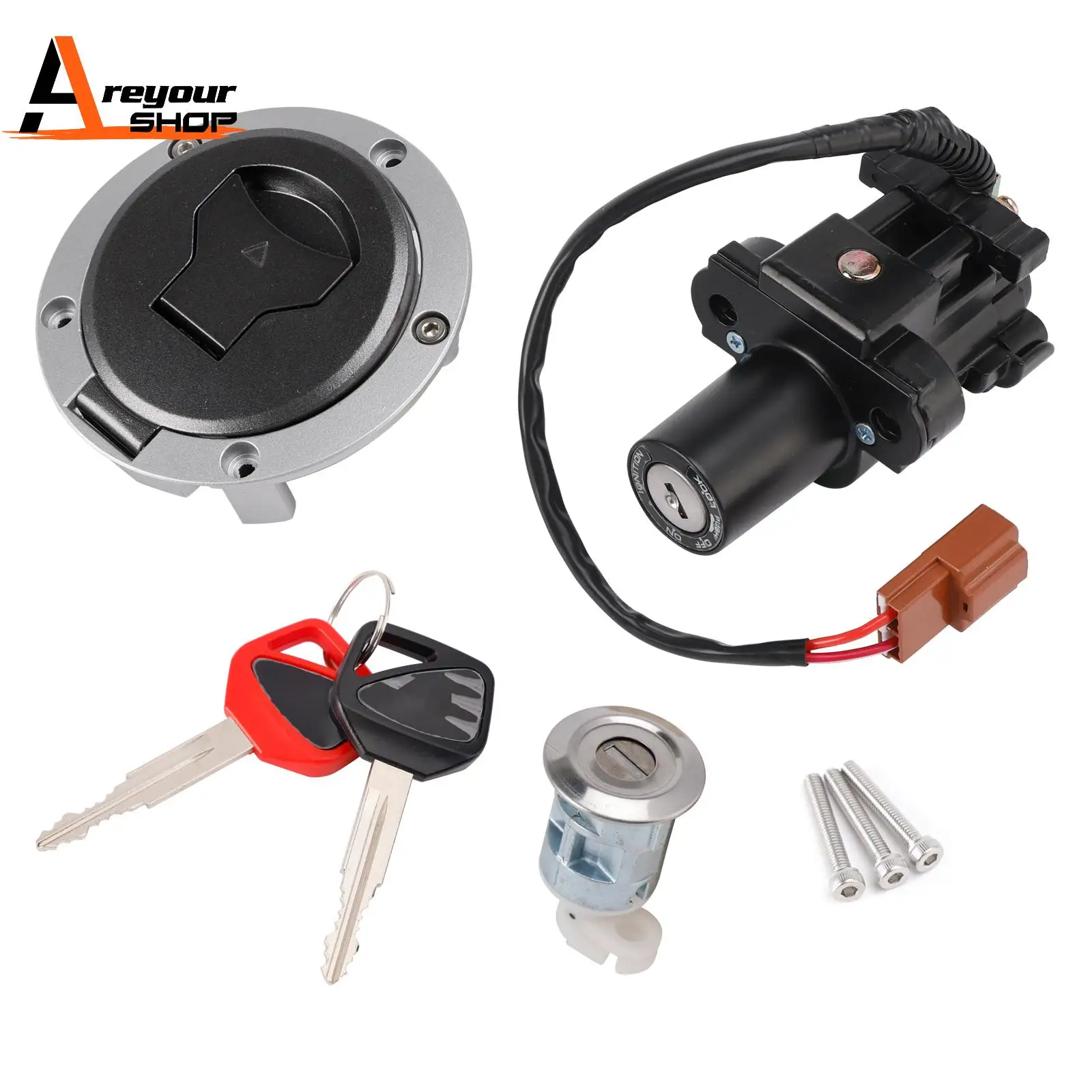 Замок сиденья замка зажигания, набор ключей для крышки топливного бака для Honda CBR650RA CBR650R ABS 2011-2025
Замок сиденья замка зажигания, набор ключей для крышки топливного бака для Honda CBR650RA CBR650R ABS 2011-2025