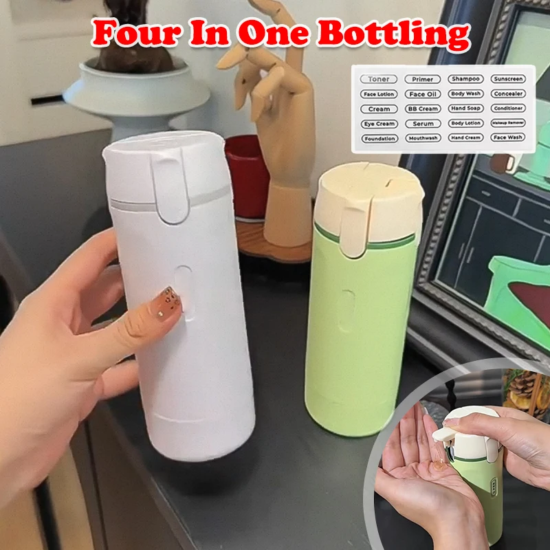 4-in-1 Portable Leakproof Travel Bottle Dispenser with Labels for Perfume Shampoo Conditioner Lotion - Compact Leakproof Travel
4-in-1 Portable Leakproof Travel Bottle Dispenser with Labels for Perfume Shampoo Conditioner Lotion - Compact Leakproof Travel