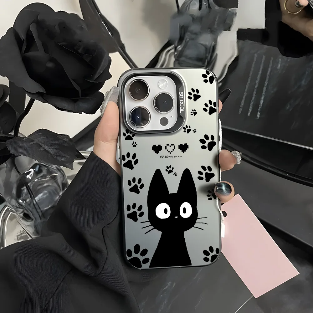 Cartoon Black Cat Phone Case For iPhone 16 15 14 13 12 11 Pro Max Grey Black Matte Ultra-thin Soft Candy Abrazine Funda
Cartoon Black Cat Phone Case For iPhone 16 15 14 13 12 11 Pro Max Grey Black Matte Ultra-thin Soft Candy Abrazine Funda