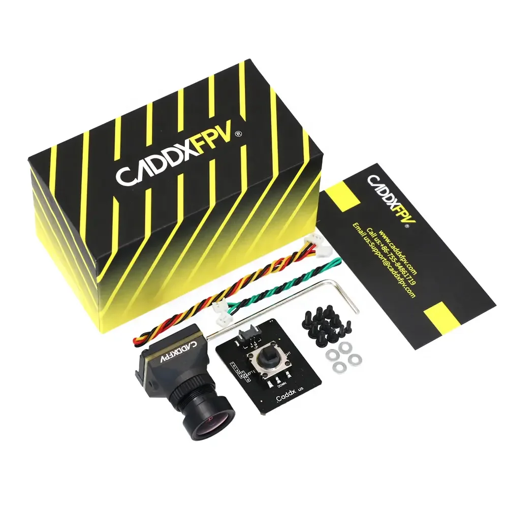 Caddx Ratel Pro 1500TVL BSI Sensor PAL/NTSC 2.8mm Ultra Light FOVD NTSC/PAL CMOS FPV Starlight Night Vision FPV Camera -Black
Caddx Ratel Pro 1500TVL BSI Sensor PAL/NTSC 2.8mm Ultra Light FOVD NTSC/PAL CMOS FPV Starlight Night Vision FPV Camera -Black