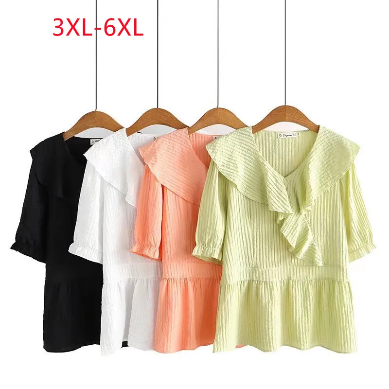 Large Womens summer 2022 new fashion slim Plus Size style short sleeve T-shirt 3XL 4XL 5XL 6xl
Large Womens summer 2022 new fashion slim Plus Size style short sleeve T-shirt 3XL 4XL 5XL 6xl