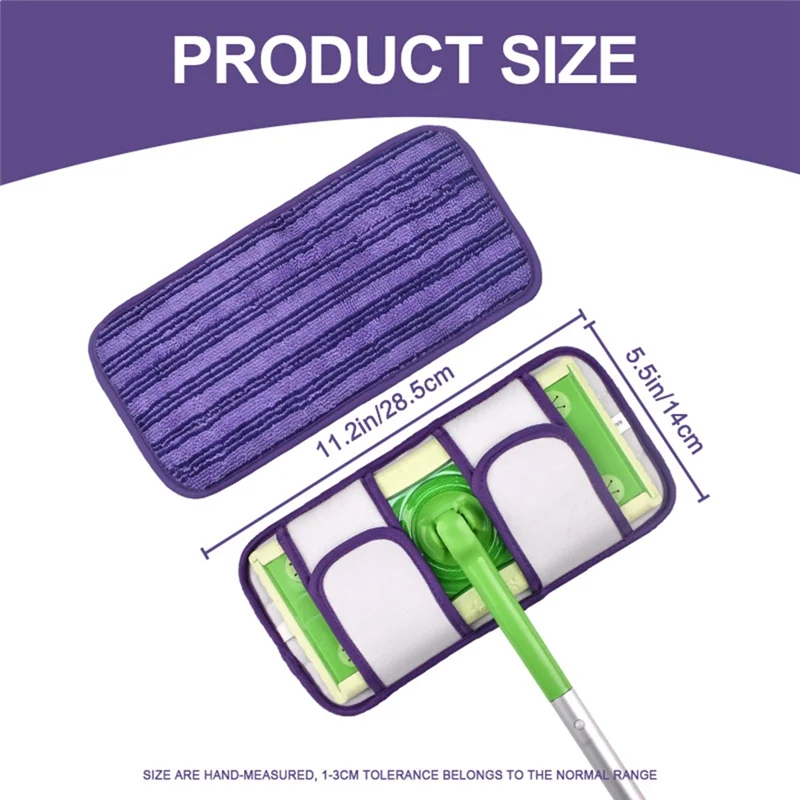 A63P Top 4PCS Reusable Mop Pads For Swiffer Mop Refills Pads 12Inch Replacement Mop Pads For Wood&Multi-Surface Floor Cleaning
A63P Top 4PCS Reusable Mop Pads For Swiffer Mop Refills Pads 12Inch Replacement Mop Pads For Wood&Multi-Surface Floor Cleaning