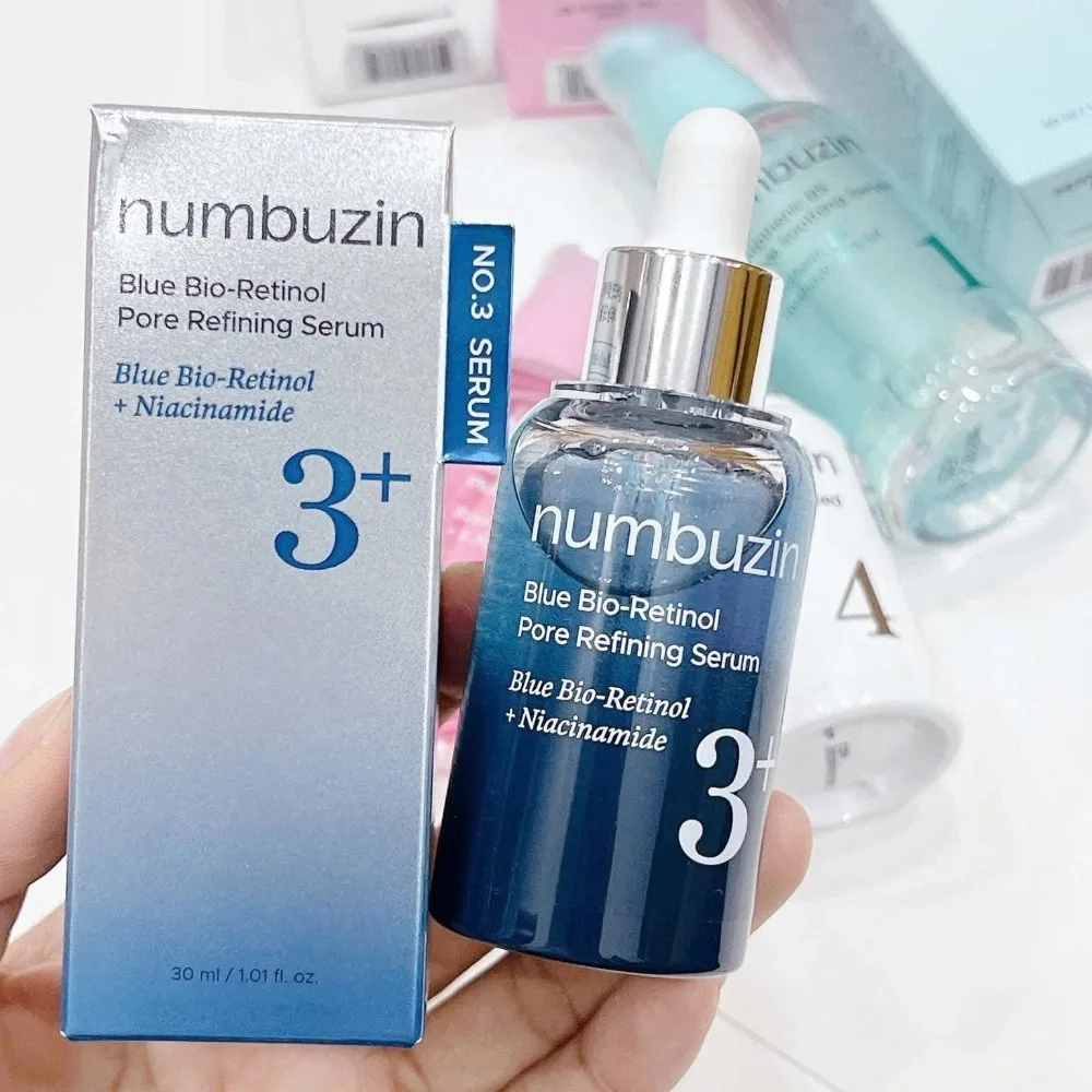 1/3/5pcs Numbuzin No.3 Pore Minimizing Serum 30ml Blue Retinol Essence Plant Moisturizing Skin Smoothing Facial Face Daily Care
1/3/5pcs Numbuzin No.3 Pore Minimizing Serum 30ml Blue Retinol Essence Plant Moisturizing Skin Smoothing Facial Face Daily Care