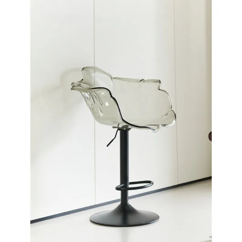 Acrylic liftable high chair household light luxury Nordic transparent island bench high stool cafe Internet celebrity bar chair
Acrylic liftable high chair household light luxury Nordic transparent island bench high stool cafe Internet celebrity bar chair